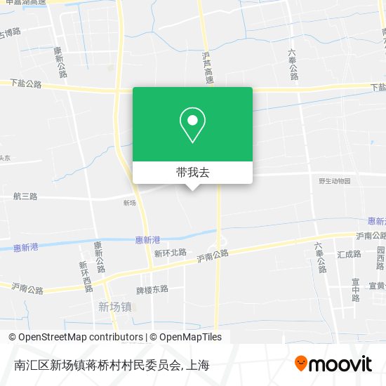 南汇区新场镇蒋桥村村民委员会地图
