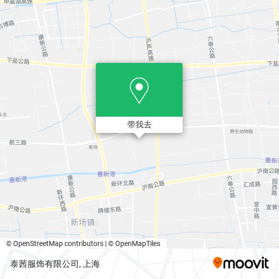 泰茜服饰有限公司地图