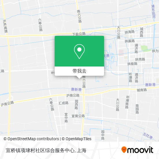 宣桥镇项埭村社区综合服务中心地图