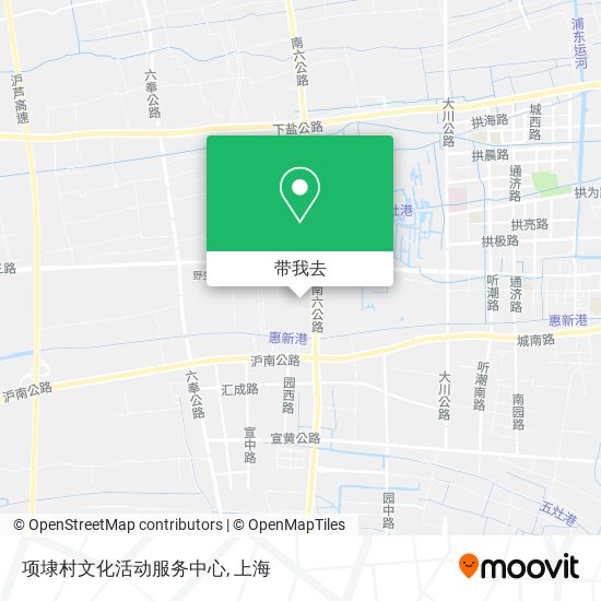 项埭村文化活动服务中心地图