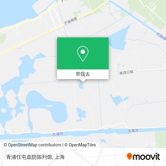 青浦任屯血防陈列馆地图