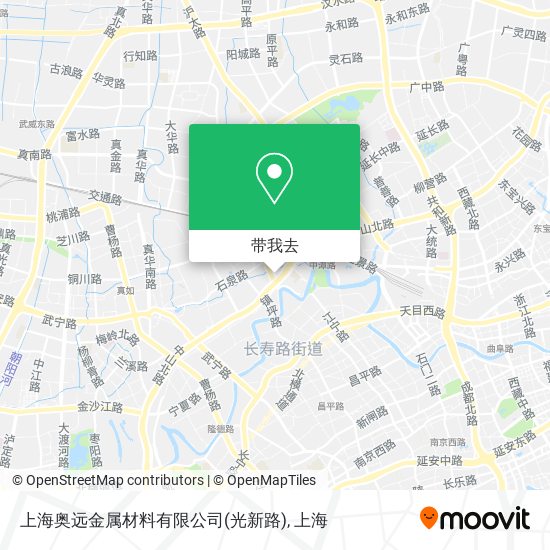 上海奥远金属材料有限公司(光新路)地图