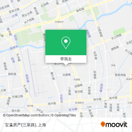 宝瀛房产(三泉路)地图