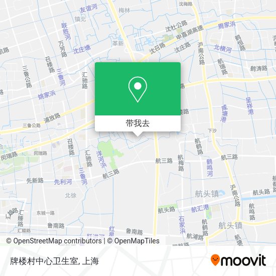 牌楼村中心卫生室地图