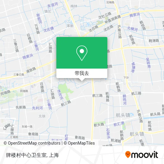 牌楼村中心卫生室地图