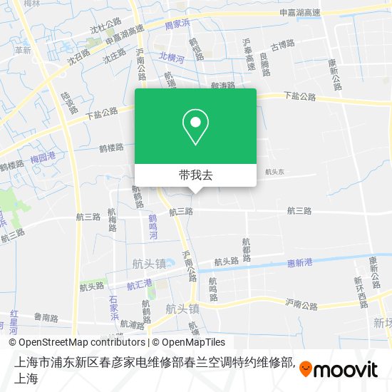 上海市浦东新区春彦家电维修部春兰空调特约维修部地图