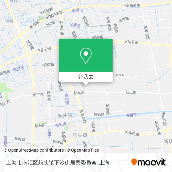 上海市南汇区航头镇下沙街居民委员会地图
