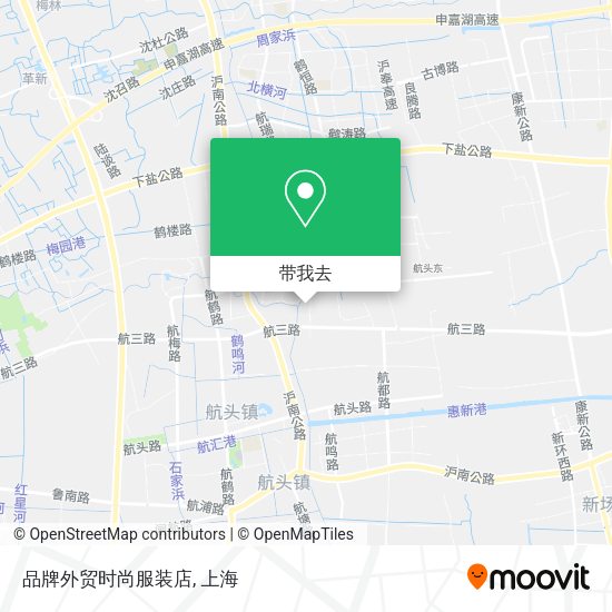 品牌外贸时尚服装店地图