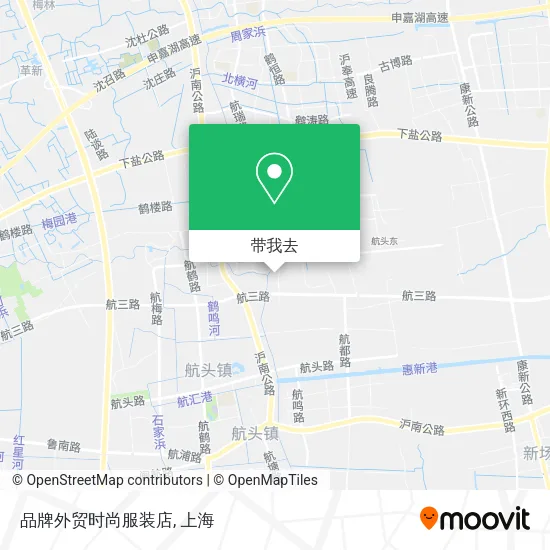 品牌外贸时尚服装店地图