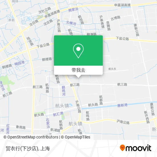 贸衣行(下沙店)地图