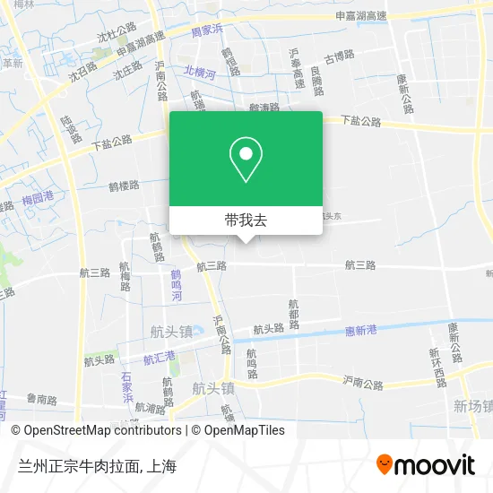 兰州正宗牛肉拉面地图