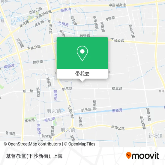 基督教堂(下沙新街)地图