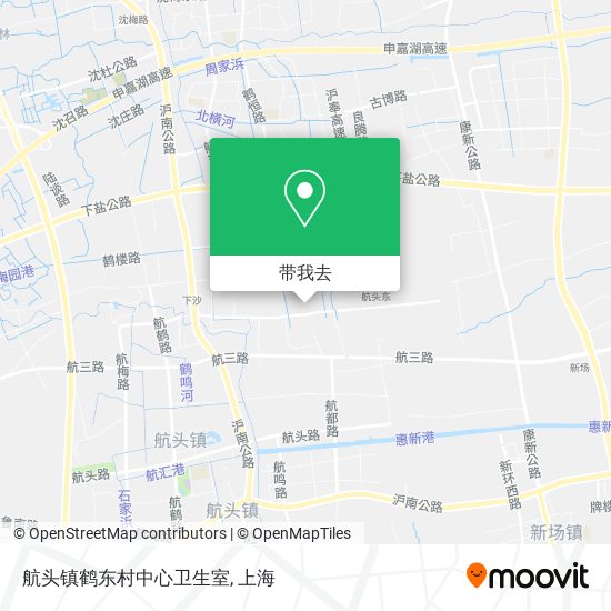 航头镇鹤东村中心卫生室地图