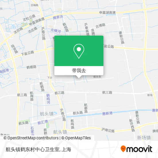 航头镇鹤东村中心卫生室地图