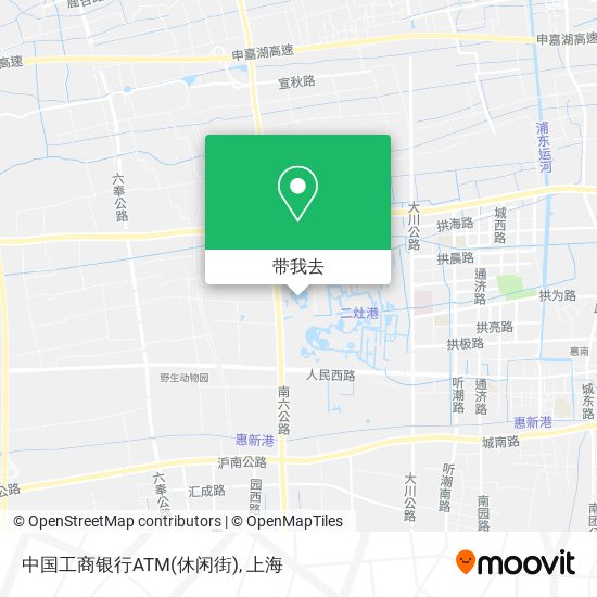 中国工商银行ATM(休闲街)地图