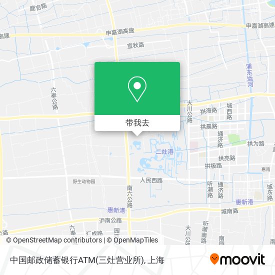 中国邮政储蓄银行ATM(三灶营业所)地图