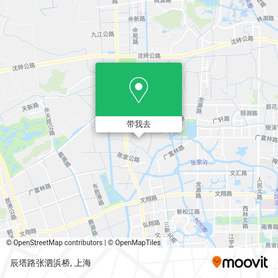 辰塔路张泗浜桥地图
