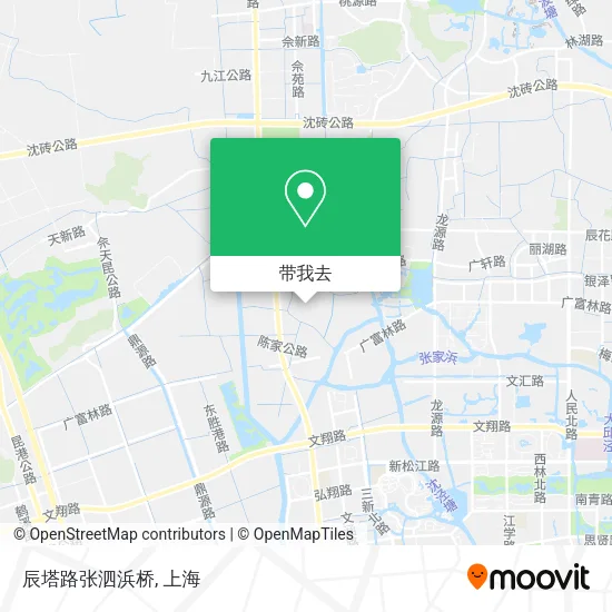 辰塔路张泗浜桥地图