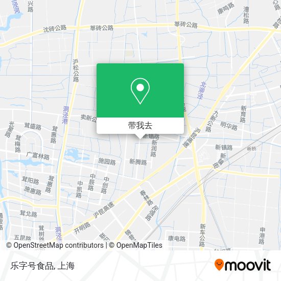 乐字号食品地图