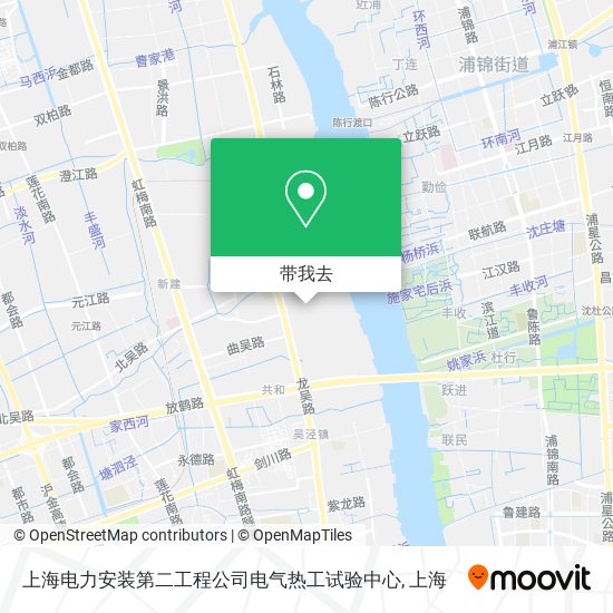 上海电力安装第二工程公司电气热工试验中心地图