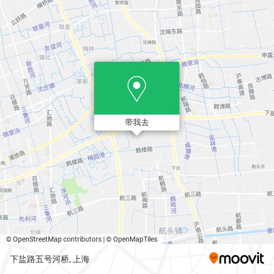 下盐路五号河桥地图