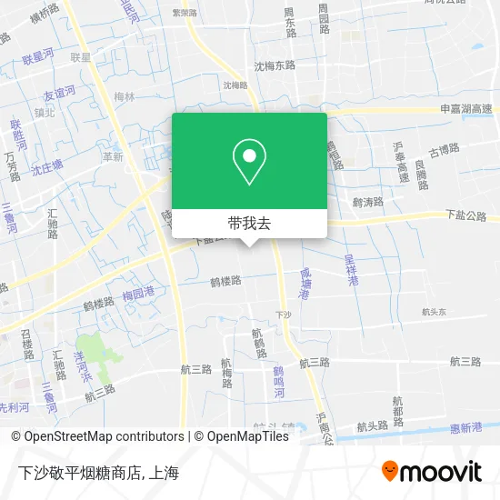 下沙敬平烟糖商店地图