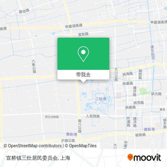 宣桥镇三灶居民委员会地图