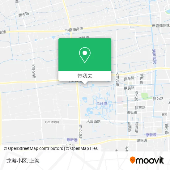 龙游小区地图