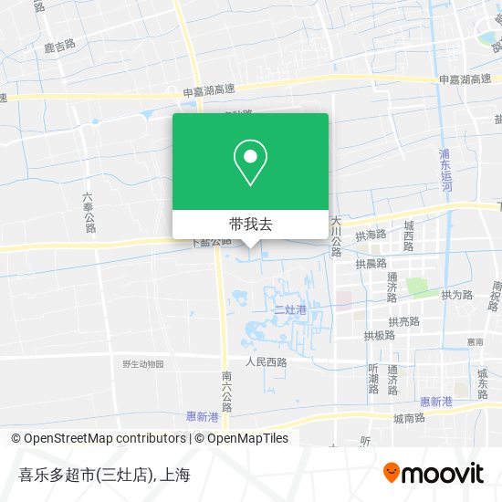 喜乐多超市(三灶店)地图