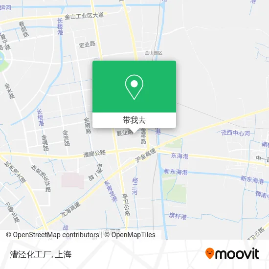 漕泾化工厂地图