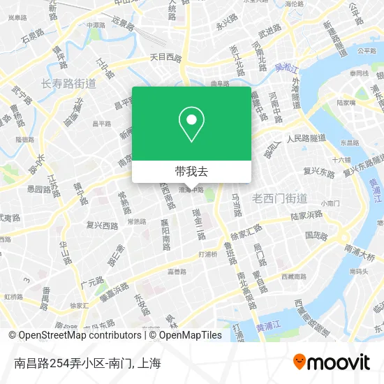 南昌路254弄小区-南门地图