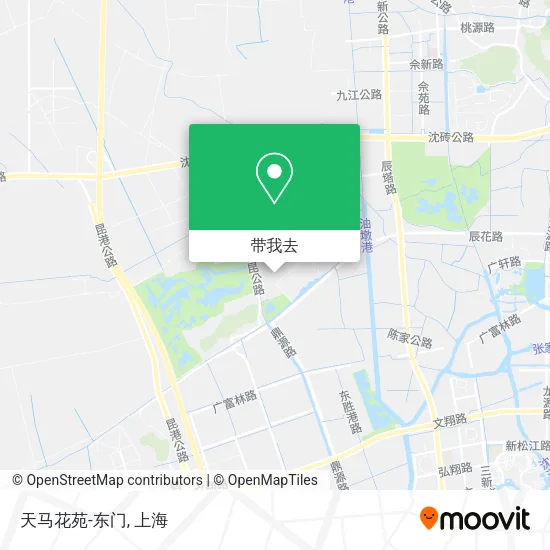 天马花苑-东门地图