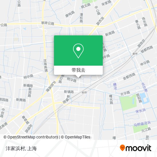 沣家浜村地图