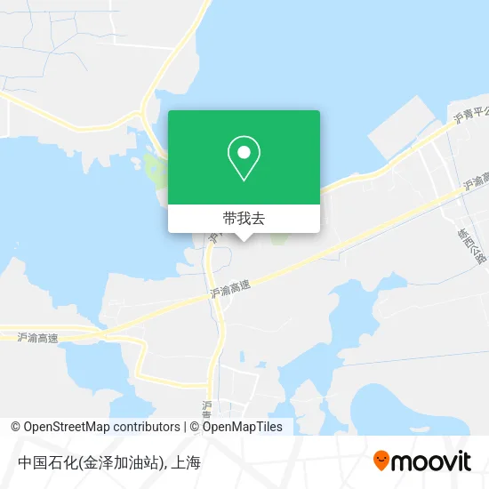 中国石化(金泽加油站)地图