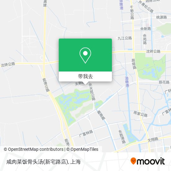咸肉菜饭骨头汤(新宅路店)地图