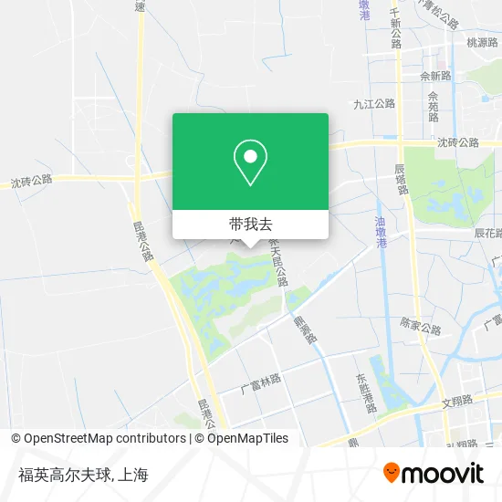 福英高尔夫球地图