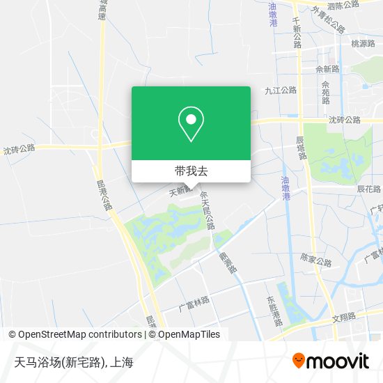 天马浴场(新宅路)地图