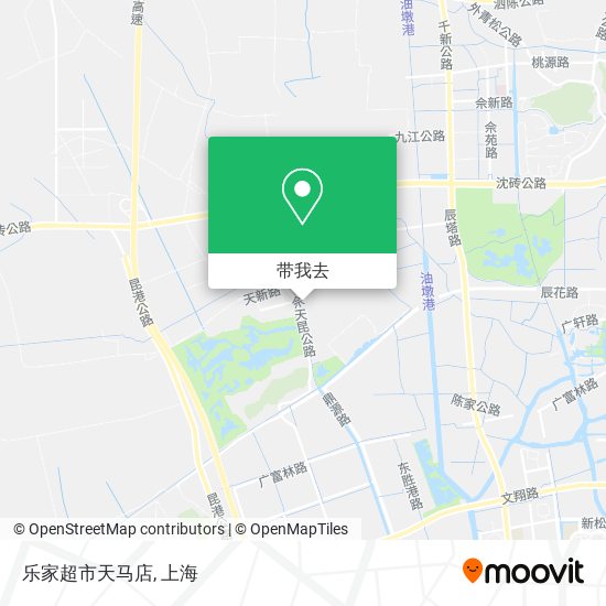 乐家超市天马店地图