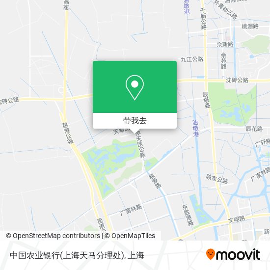 中国农业银行(上海天马分理处)地图