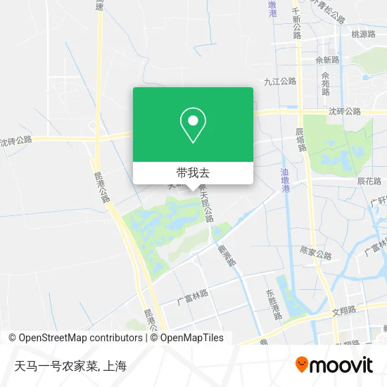 天马一号农家菜地图