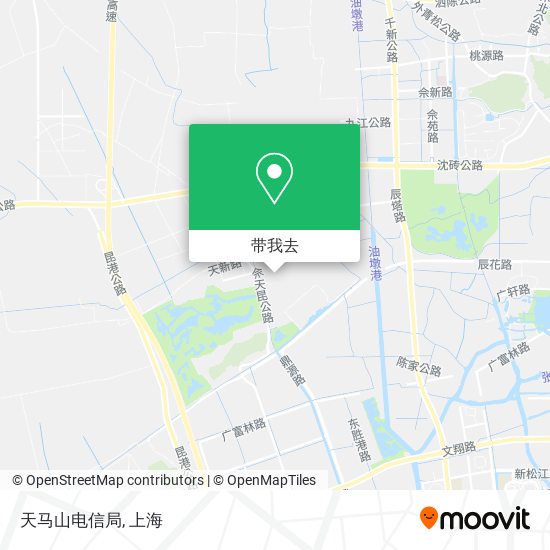 天马山电信局地图