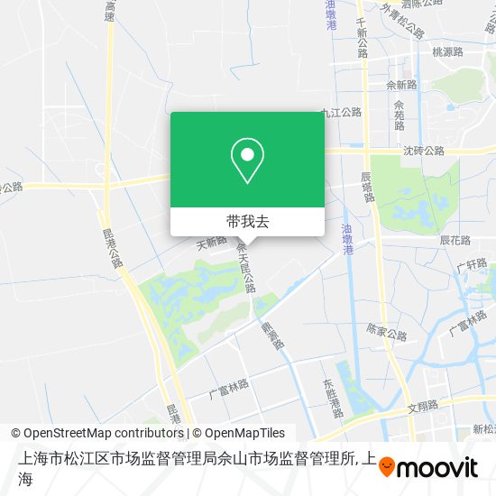 上海市松江区市场监督管理局佘山市场监督管理所地图