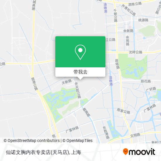 仙诺文胸内衣专卖店(天马店)地图