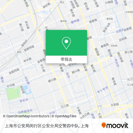 上海市公安局闵行区公安分局交警四中队地图