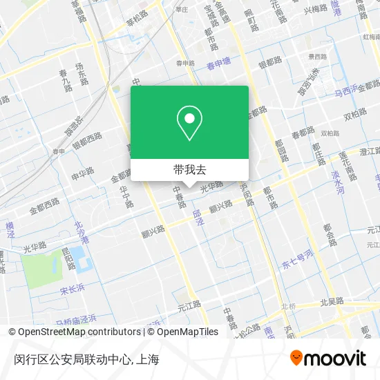 闵行区公安局联动中心地图