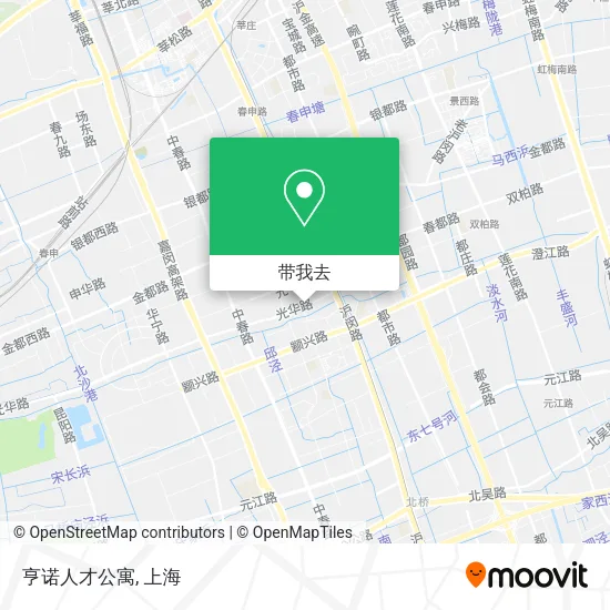亨诺人才公寓地图