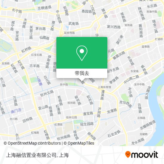 上海融信置业有限公司地图