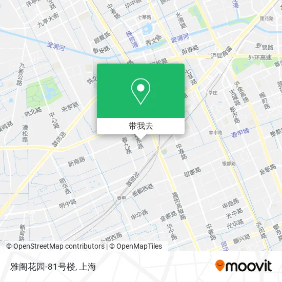 雅阁花园-81号楼地图