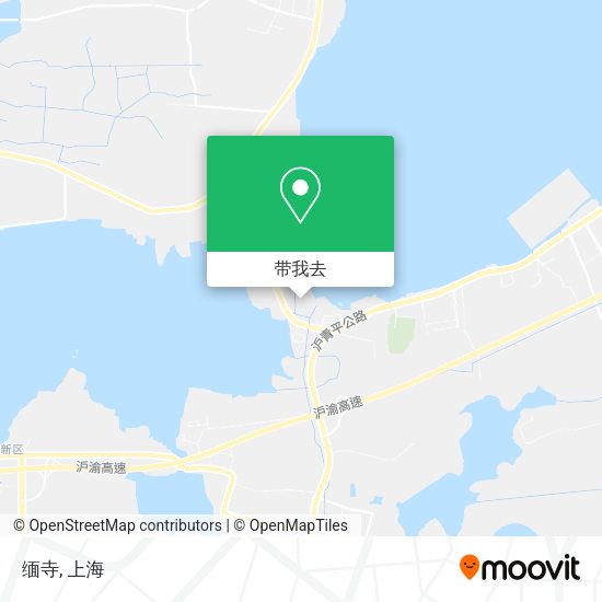 缅寺地图