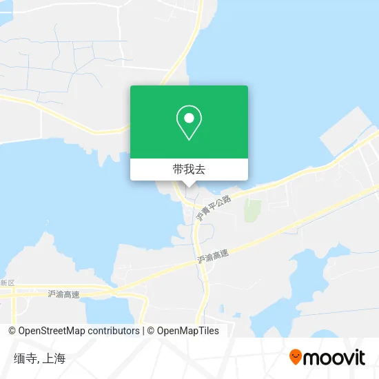 缅寺地图